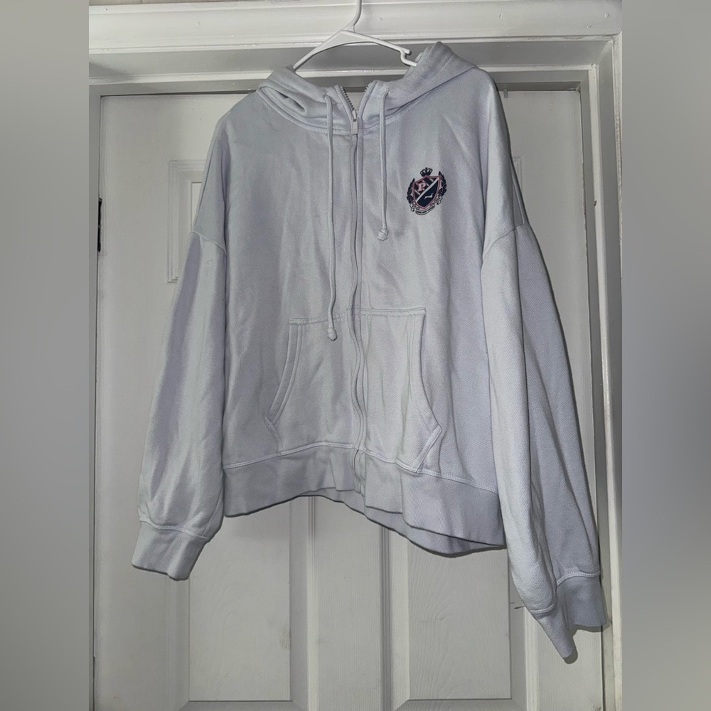 PINK Victoria's Secret Light blue Zip-Up jacket